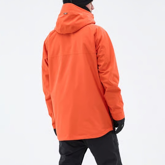 DOPE Men's Bright Orange Ski Jacket - Picture 7 of 10